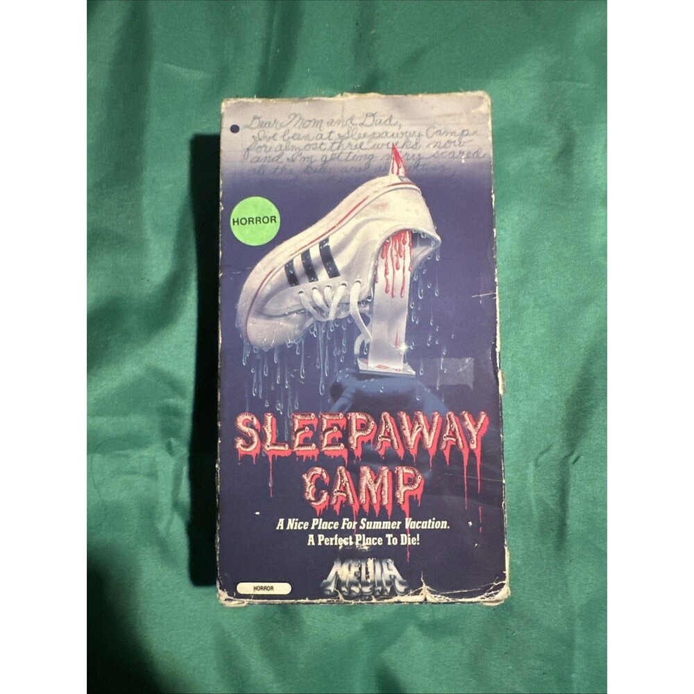 Sleepaway Camp VHS Uncut Box RARE Media Release